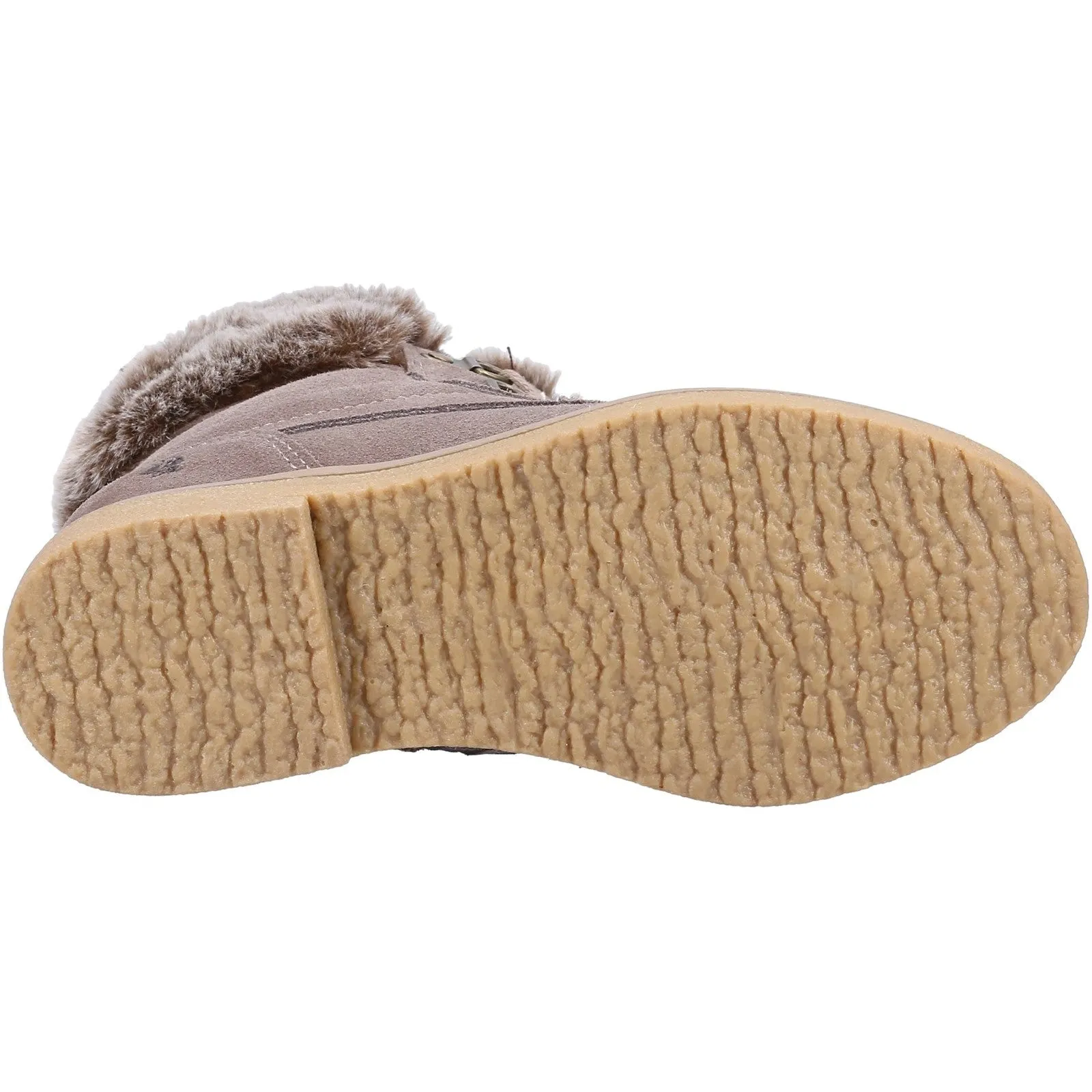 Hush Puppies Girls Florence Suede Boots - Grey