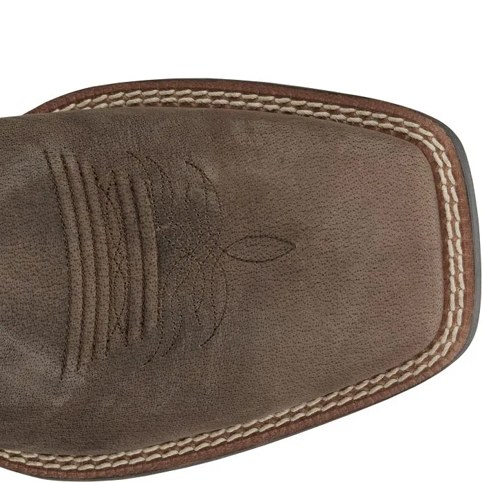 JUSTIN MENS CANTER SQUARE TOE WESTERN BOOTS STYLE SE7513