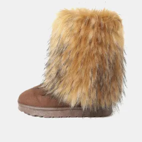 Lavatera Platform Fur Snow Boots