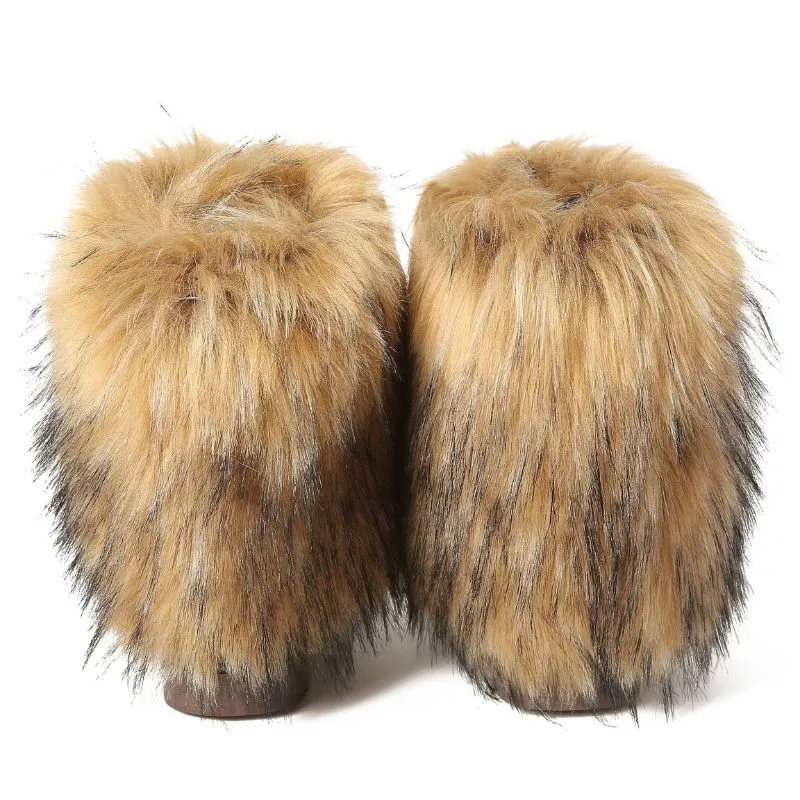 Lavatera Platform Fur Snow Boots