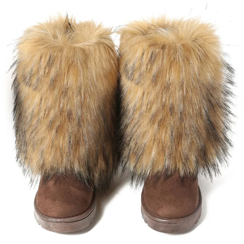 Lavatera Platform Fur Snow Boots