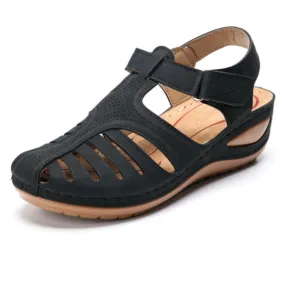 Lightweight Hook Loop Wedges Sandals
