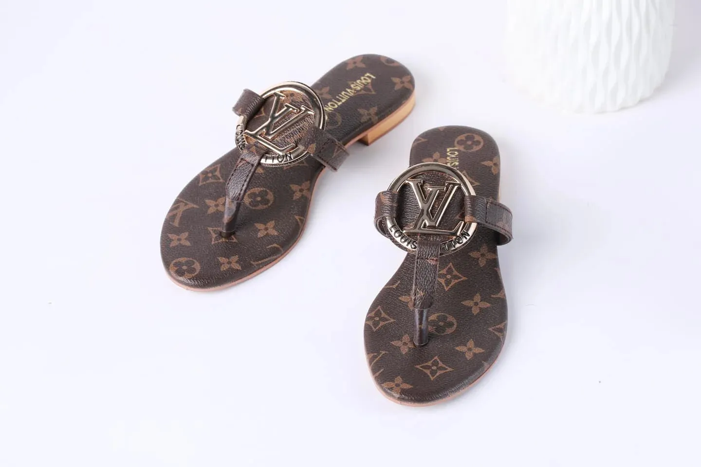 LV MONOGRAM CASUAL FLATS