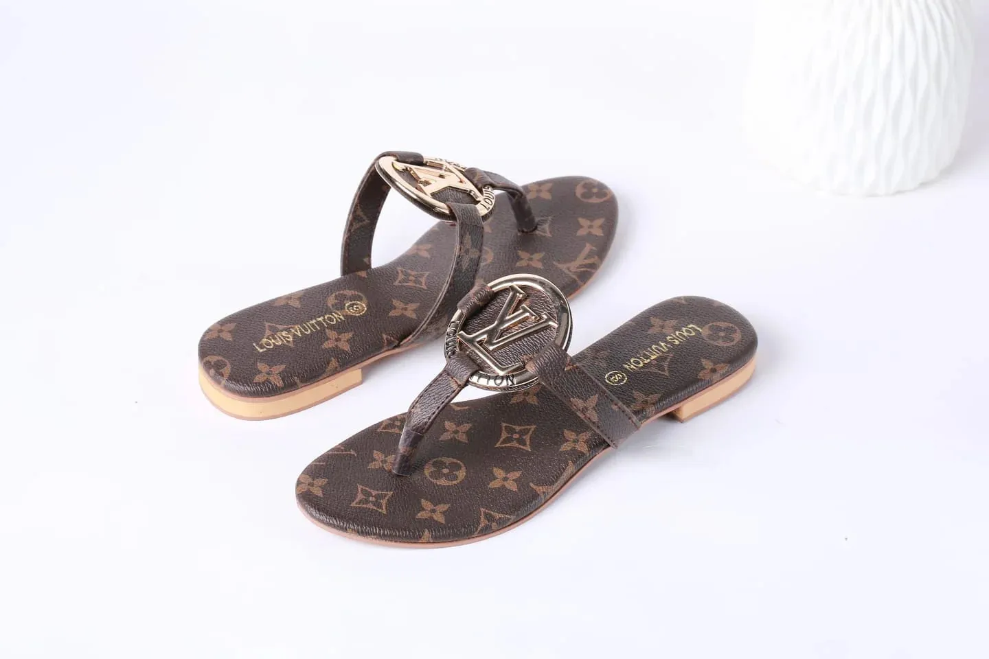 LV MONOGRAM CASUAL FLATS