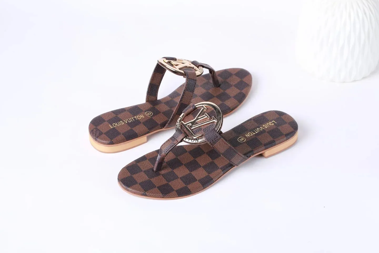 LV MONOGRAM CASUAL FLATS