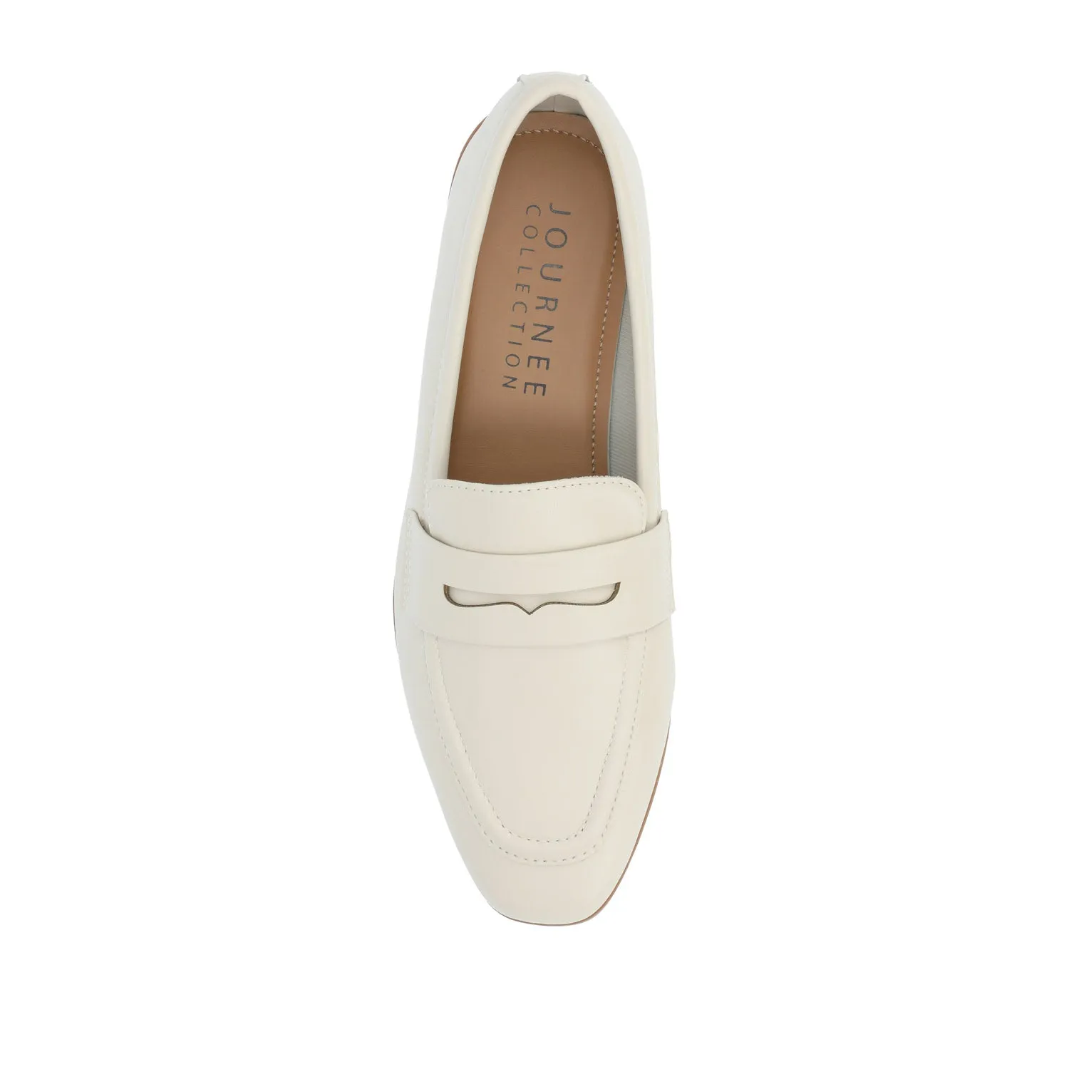 MYEESHA PENNY LOAFER FLAT IN FAUX LEATHER