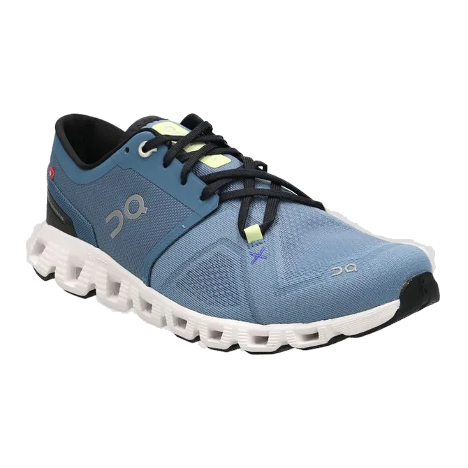 On Running Men's Cloud X 3 Shoes - Pewter / White