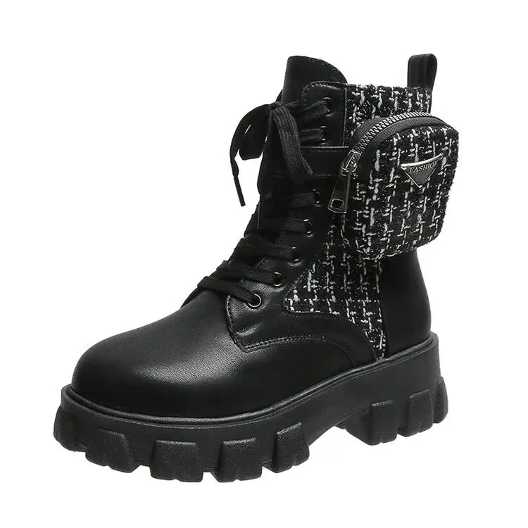 Pradi Inspired Boots | Rugged biker boots for women