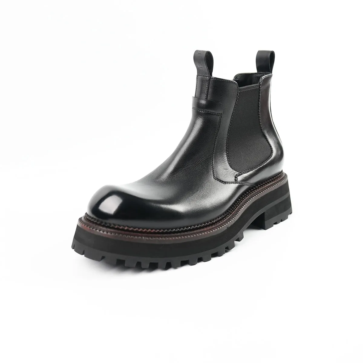 Premium Men's Brown Leather Chelsea Boots