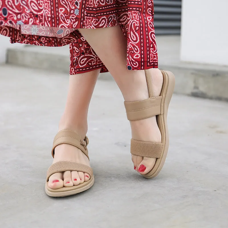 SIKETU | Lightweight Flat Comfy Walking Sandals for Ladies