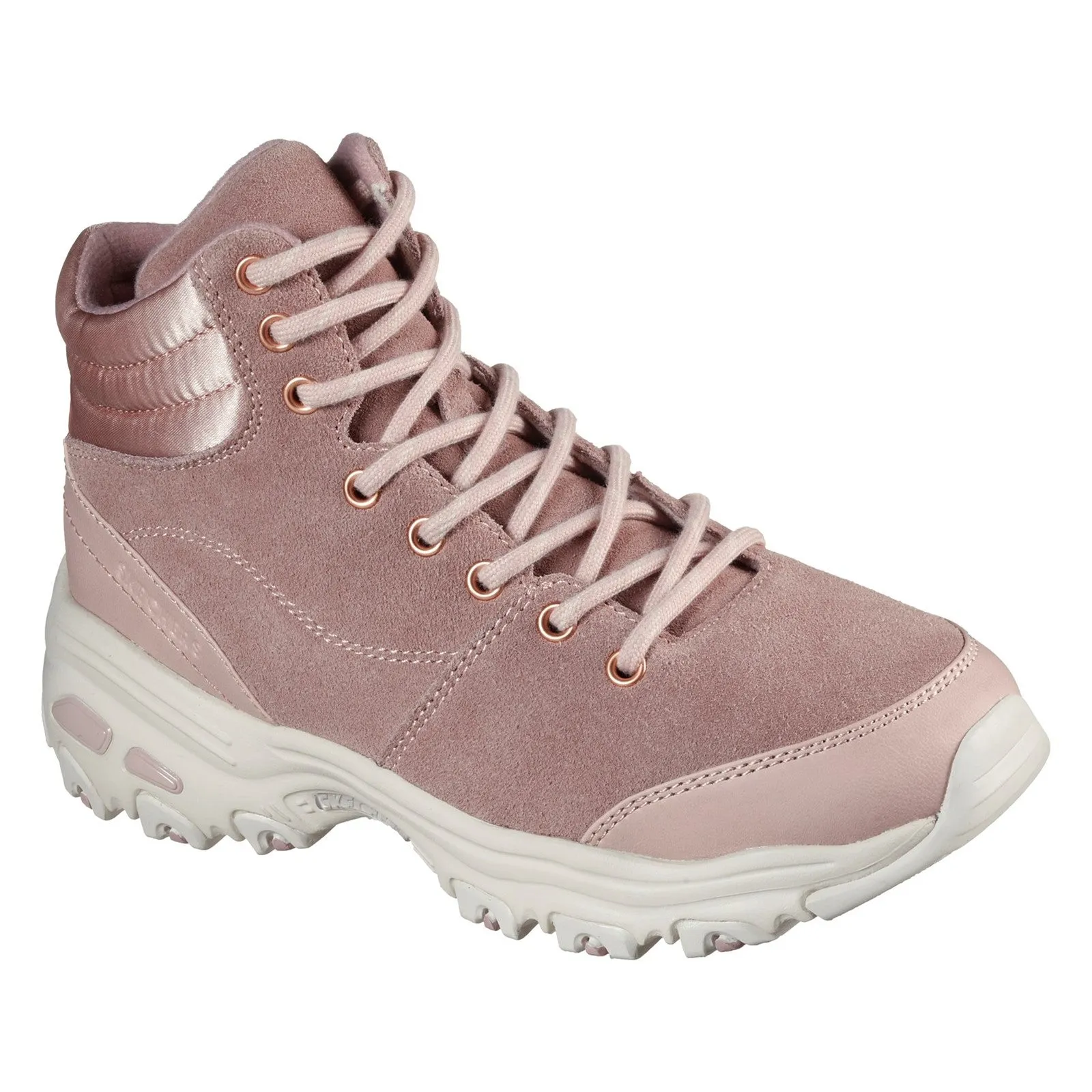 Skechers D'Lites Lace-Up Ankle Boots