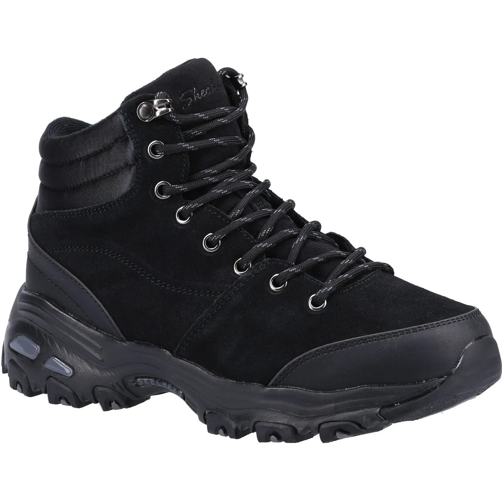 Skechers D'Lites Lace-Up Ankle Boots