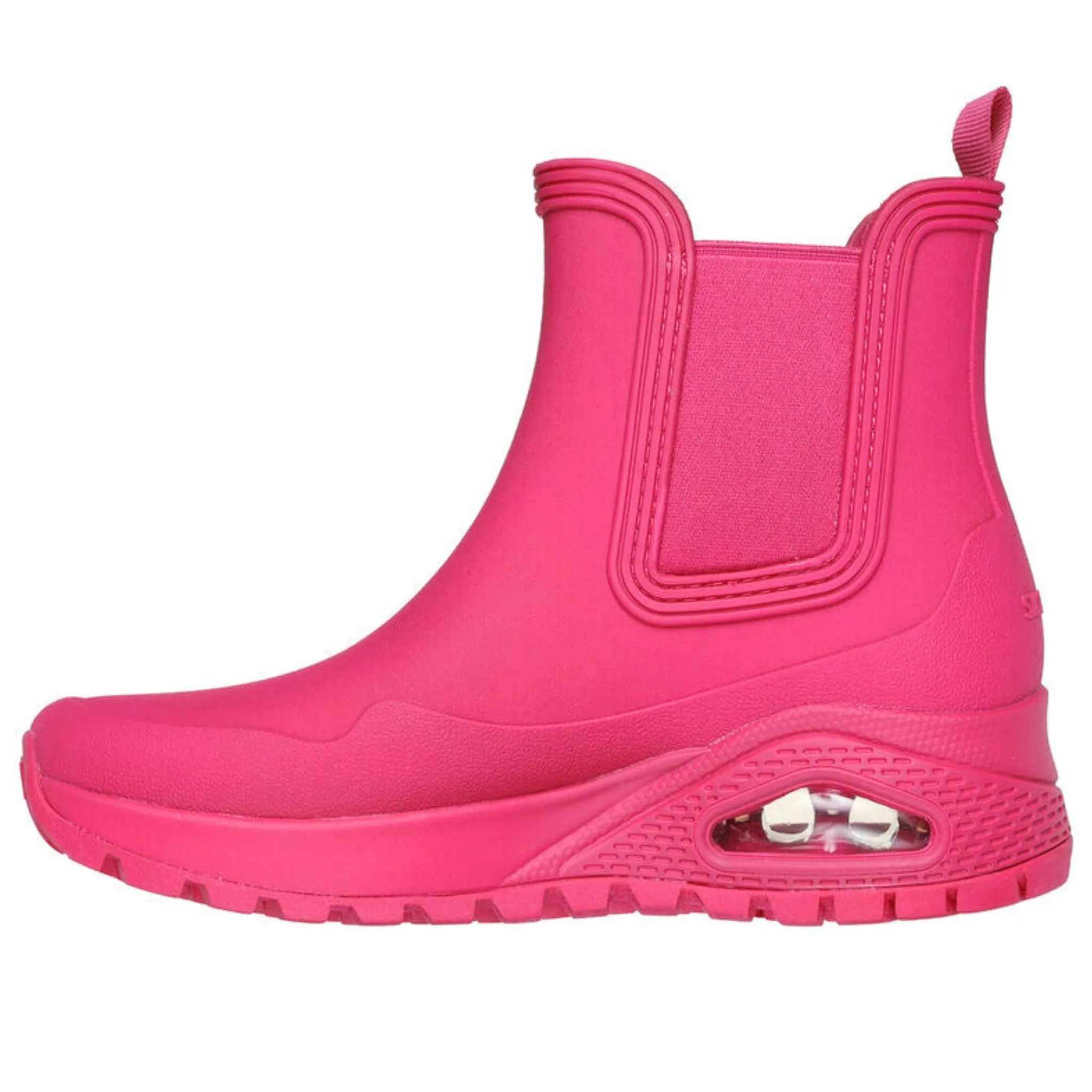 Skechers Women's 177183 Uno Rugged-Dancing N The Rain Magenta Casual Boots