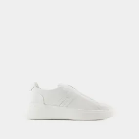 Sneakers H580 Slip On - Hogan - Cuir - Noir/Blanc