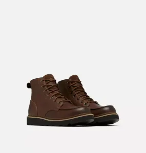 Sorel Men's Slabtown 62' Moc Waterproof Boots-Tobacco, Black