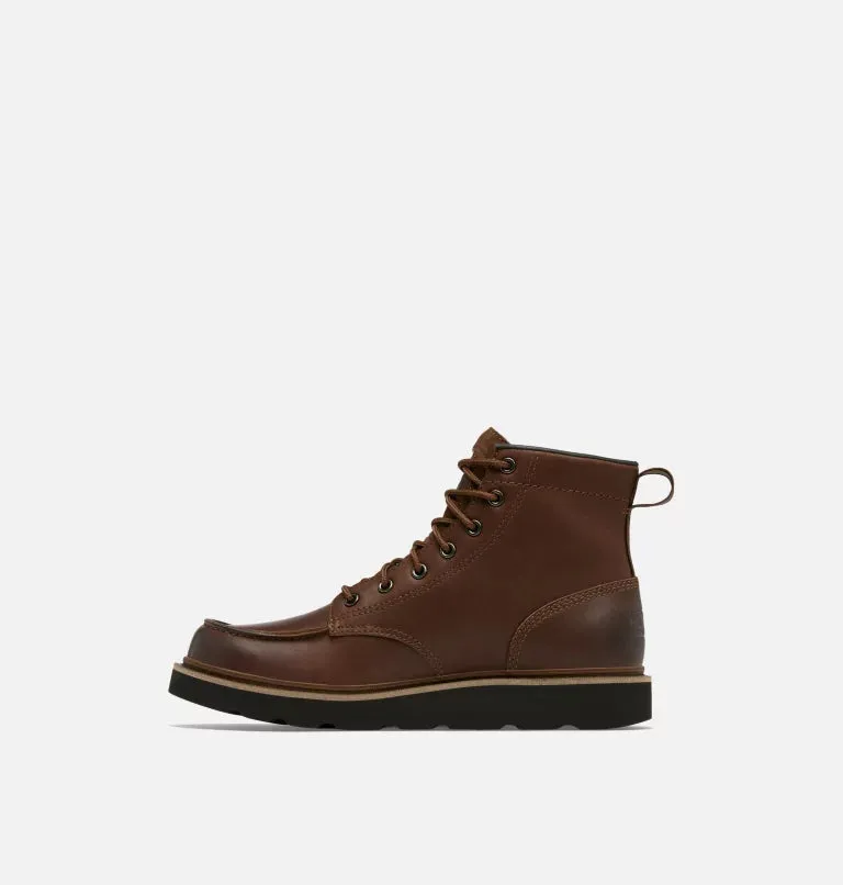 Sorel Men's Slabtown 62' Moc Waterproof Boots-Tobacco, Black