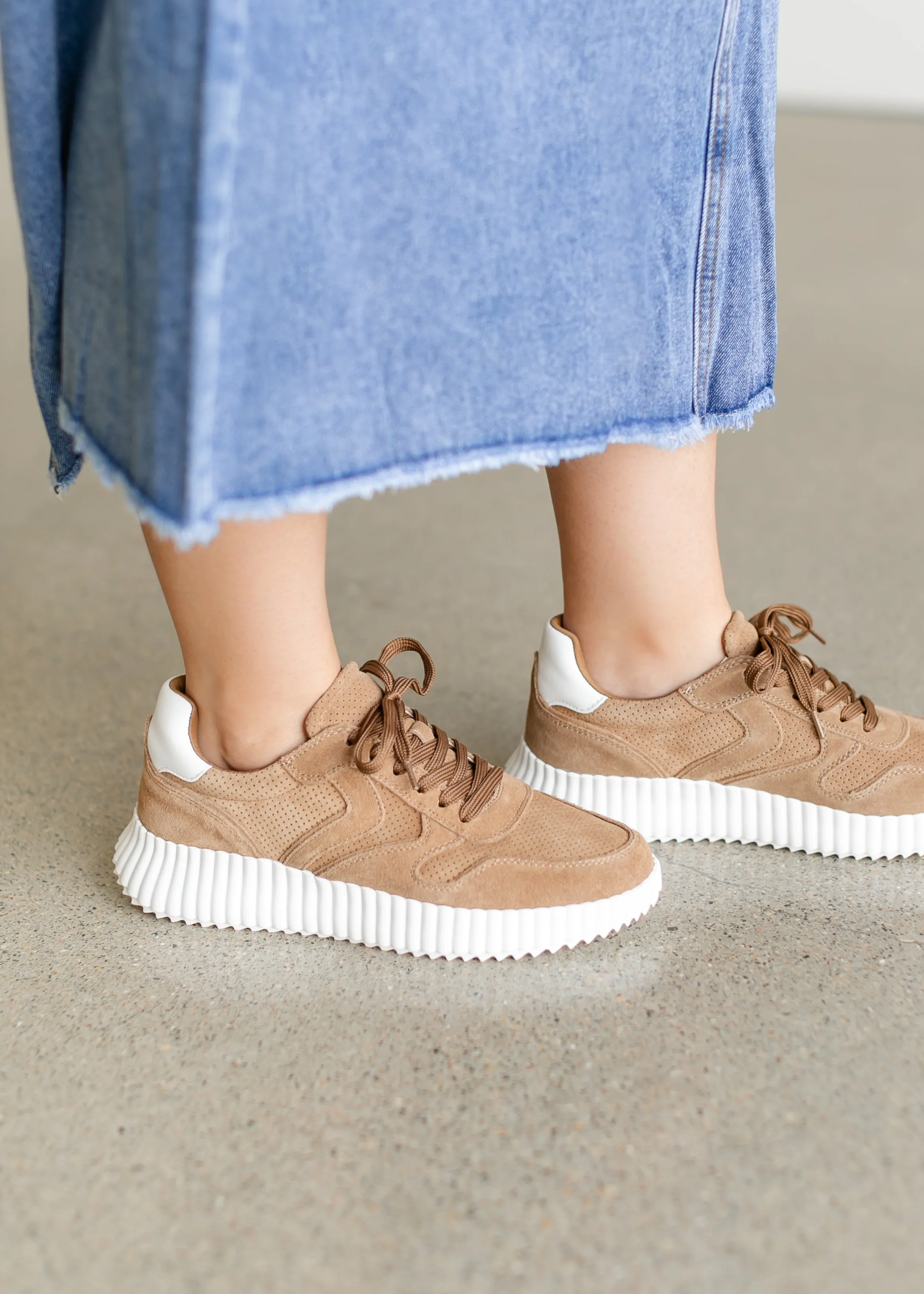 Steve Madden Shereen Suede Sneakers - FINAL SALE
