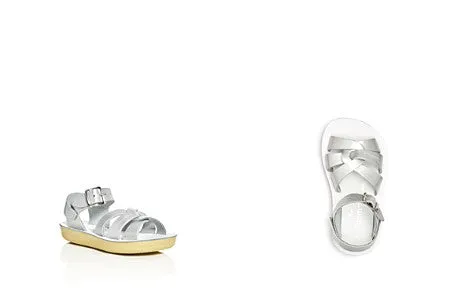 Swimmer Salt Water Sandals - Silver