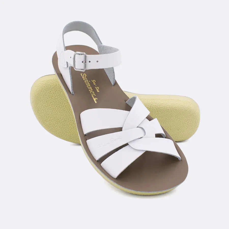 Swimmer Salt Water Sandals - White