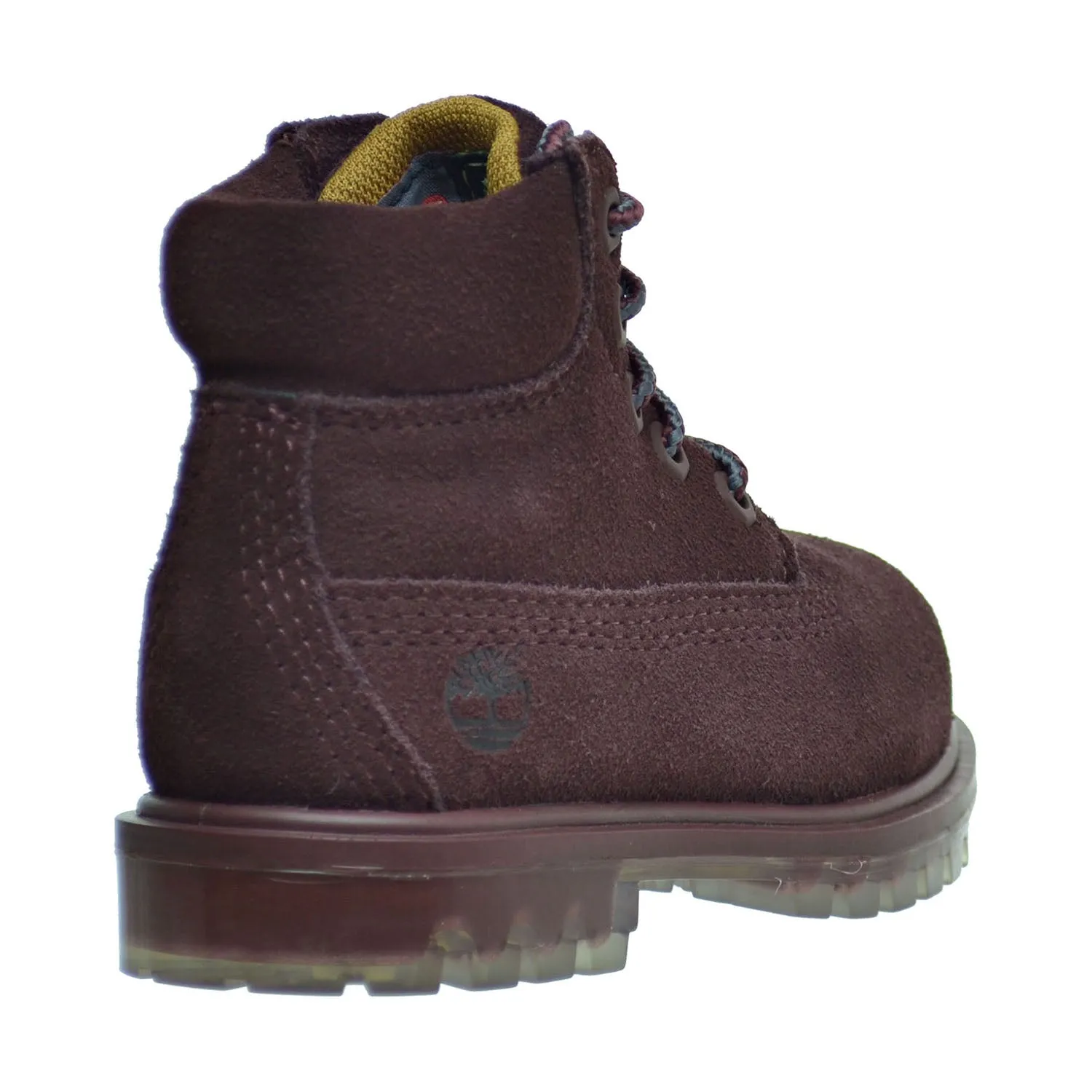 Timberland 6 Inch TPU Outsole Waterproof Suede Premium Toddler Boots Dark Red
