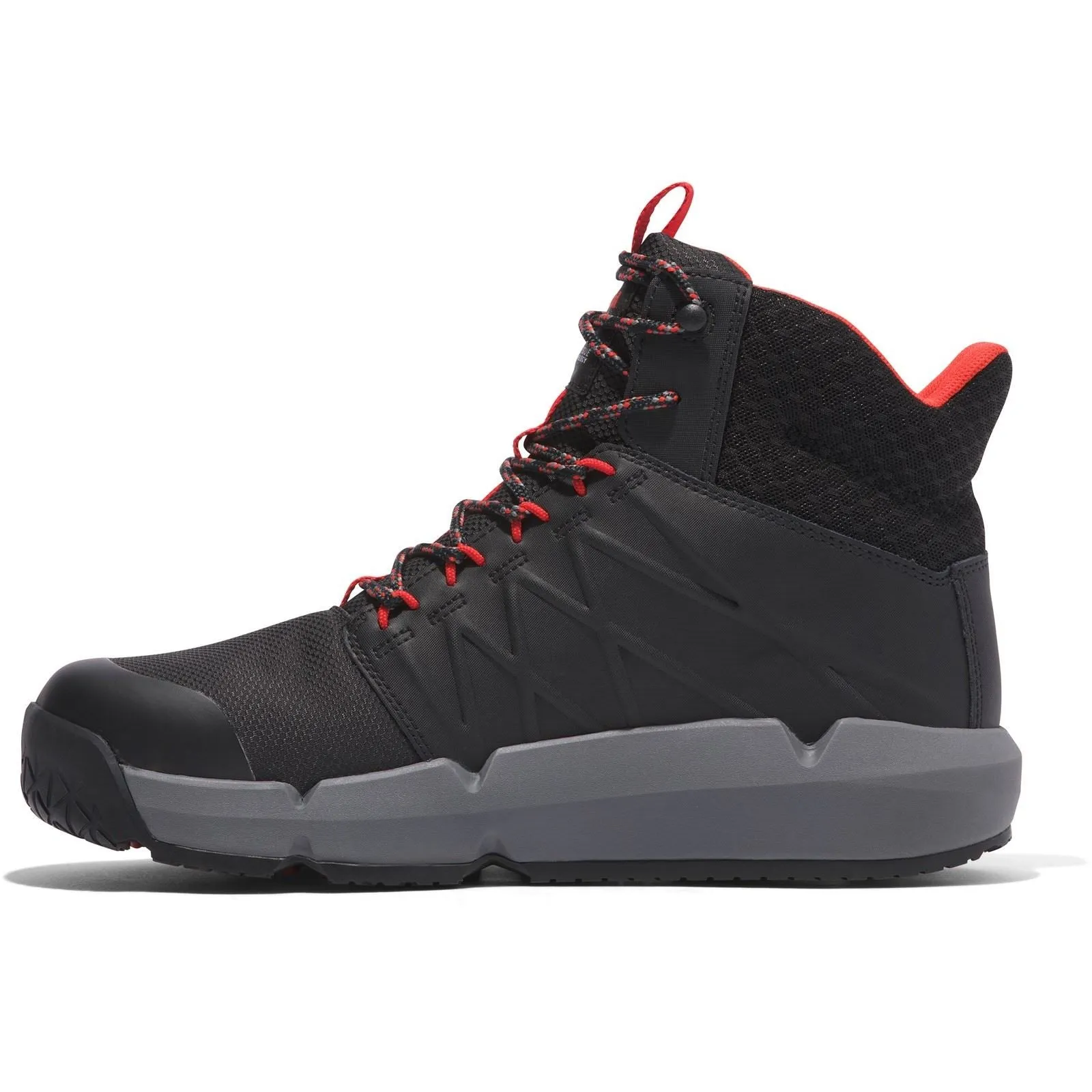 Timberland Pro Morphix 6" Leather Black/Red Safety Boots
