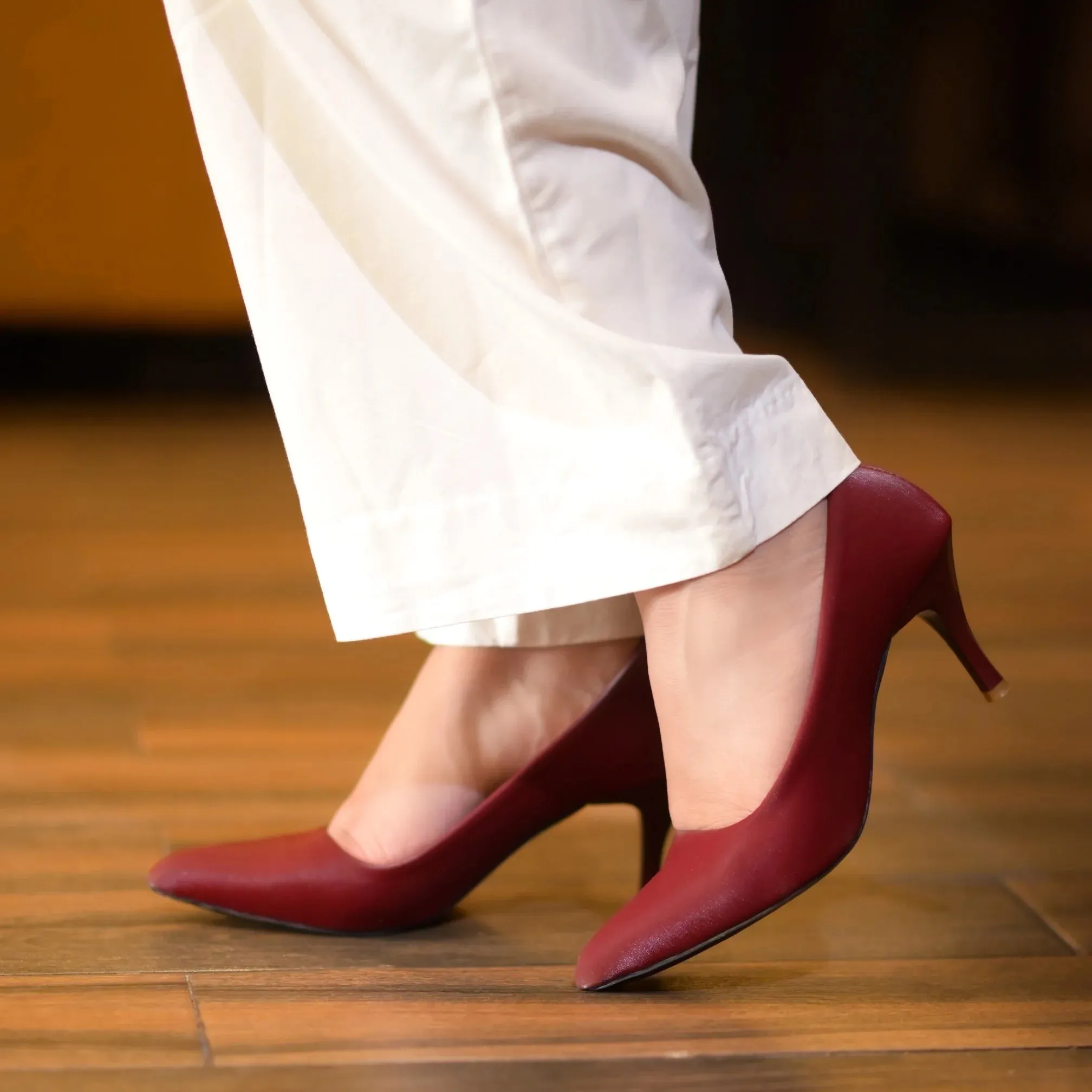 Torres Maroon women stiletto heels