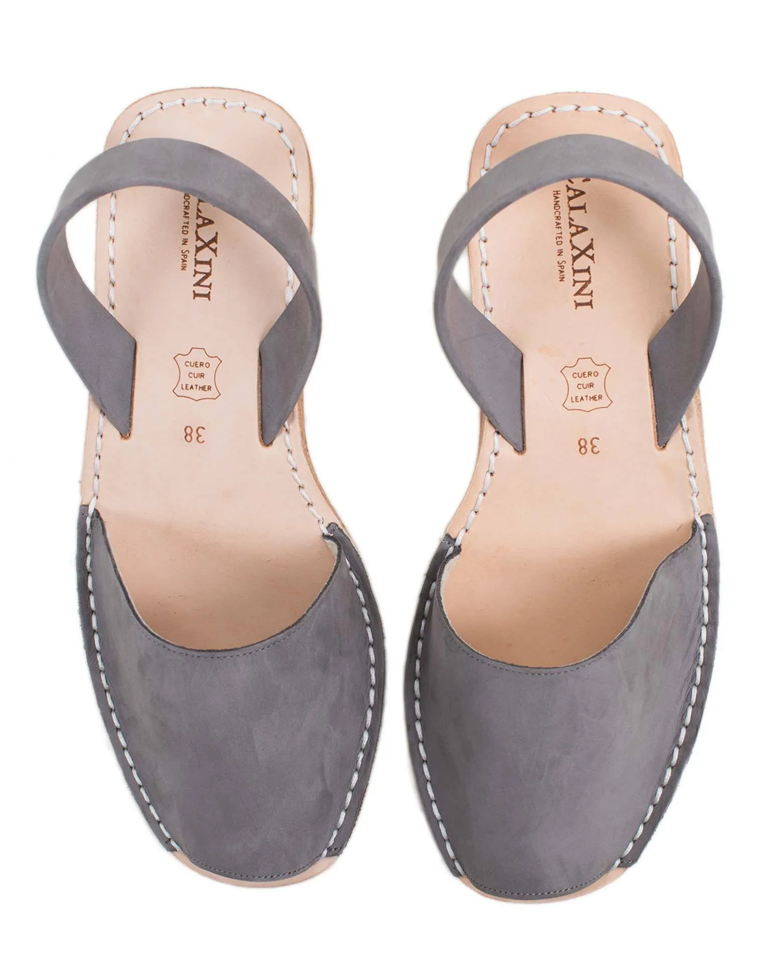 Wedge Sandal in Gris