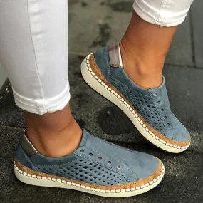 Women'S Flat Slip-On Hollow Casual Shoes 93322596