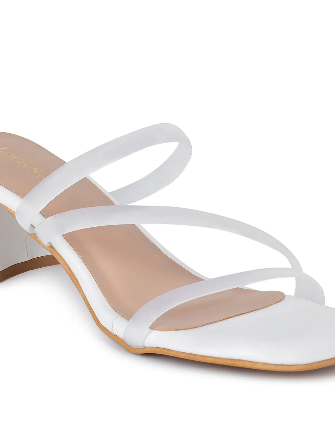 Women's Sillicon Straps White Lightweight Sandals