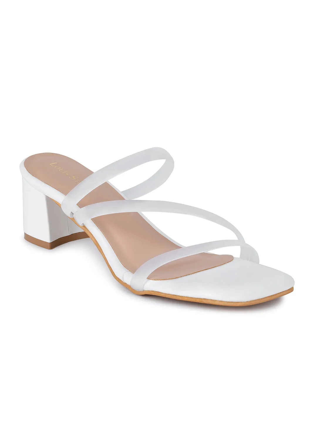 Women's Sillicon Straps White Lightweight Sandals