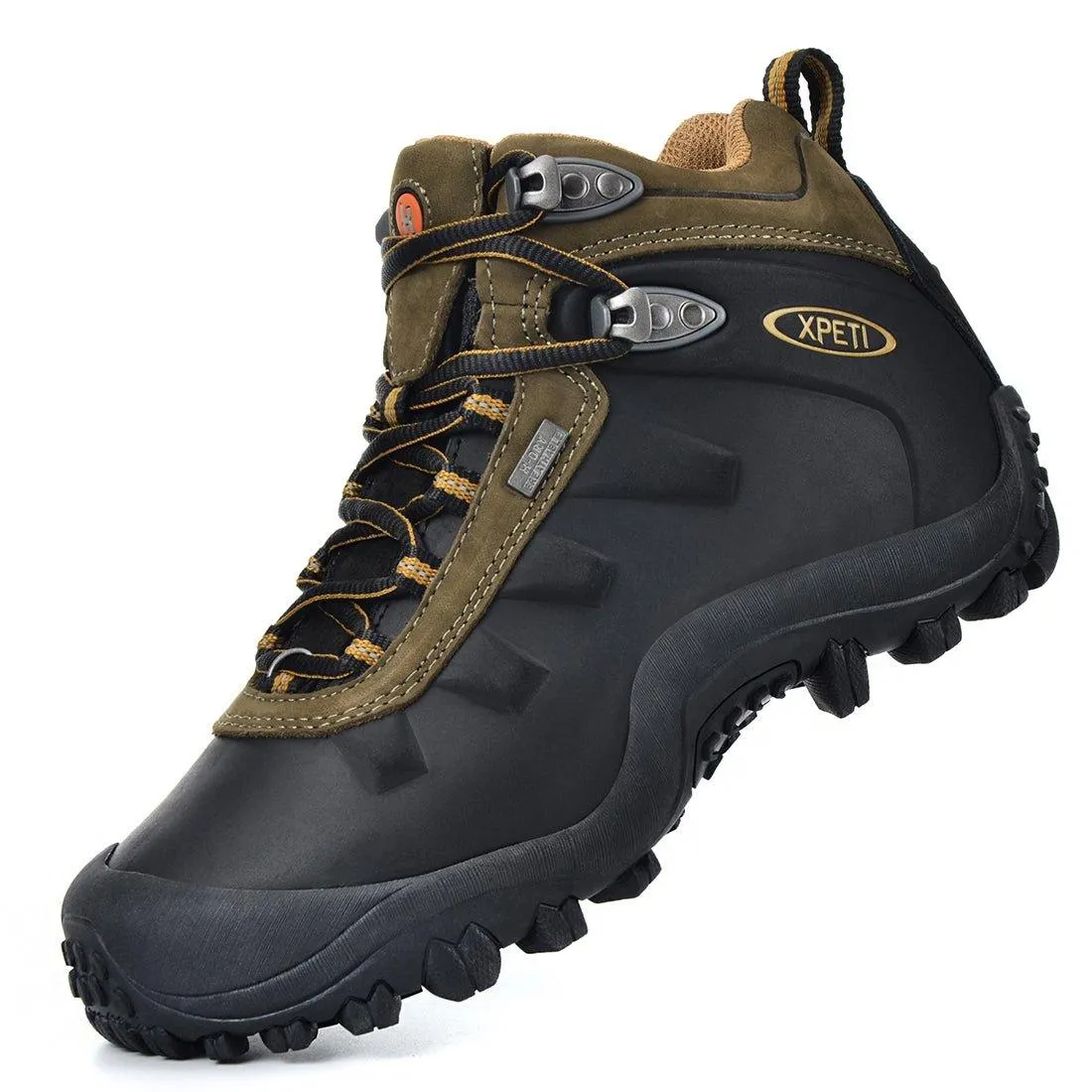 XPETI Men's Highland Waterproof Leather Hiking Boots