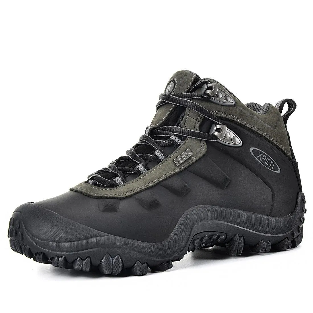 XPETI Men's Highland Waterproof Leather Hiking Boots