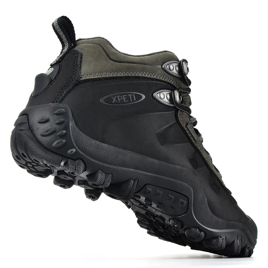 XPETI Men's Highland Waterproof Leather Hiking Boots